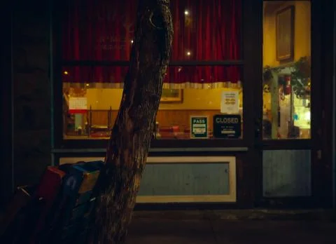 Restaurant On the Corner Stock Photos