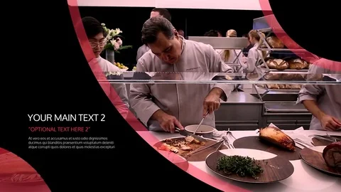 Restaurant Corporate SlideShow After Effects stock