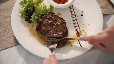 Restaurant customer tries out serves. Stock Footage 72100976