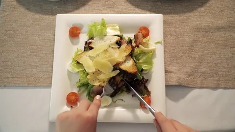 Restaurant customer tries out serves. Stock Footage 72100982