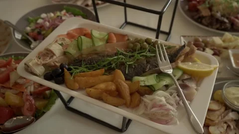 Restaurant decorated in wedding style 動画素材 327630275