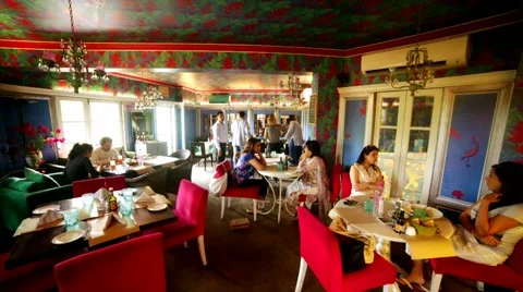 Restaurant In Delhi Timelapse Stock Footage 58491216