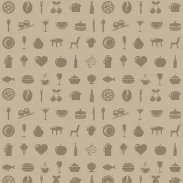 Restaurant design Stock Illustration