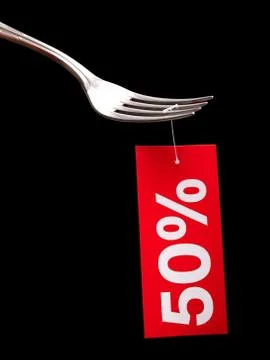 Restaurant discounts Stock Photos