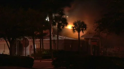 Restaurant Fire 8 Stock Footage 688393
