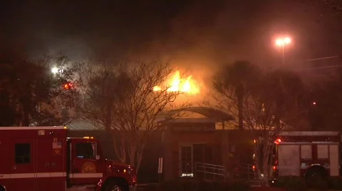 Restaurant Fire 9 Video stock 688390