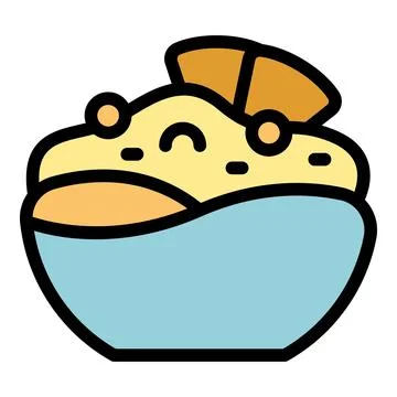 Restaurant food icon vector flat Stock Illustration