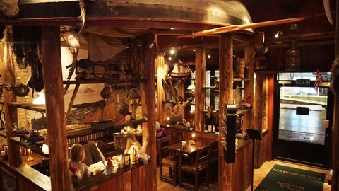 Restaurant Stock Footage 89505101