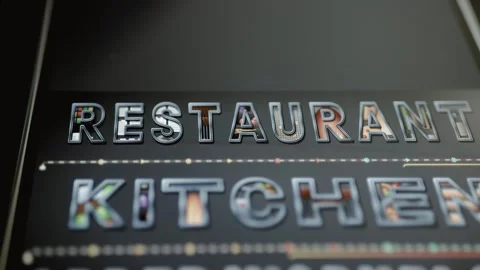 Restaurant heading introduces digital kitchen workflow Stock Footage 346604571