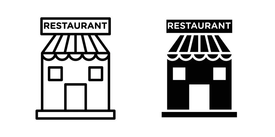 Restaurant icon graphic element. web icon set Stock Illustration