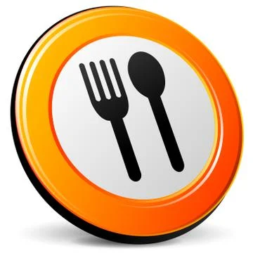 Restaurant icon Stock Illustration