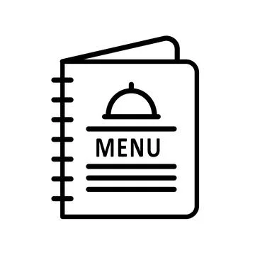 Restaurant icon template Stock Illustration