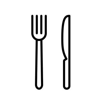 Restaurant icon template Stock Illustration
