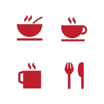 Restaurant icon vector Stock Illustration