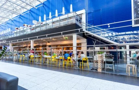 Restaurant in the IKEA Store Stock Photos