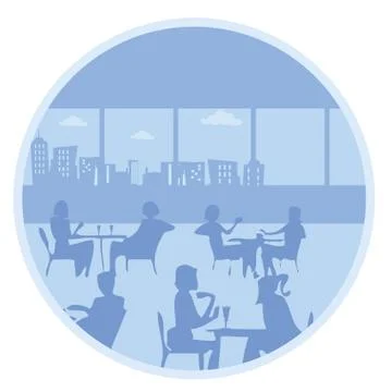 Restaurant Stock Illustration