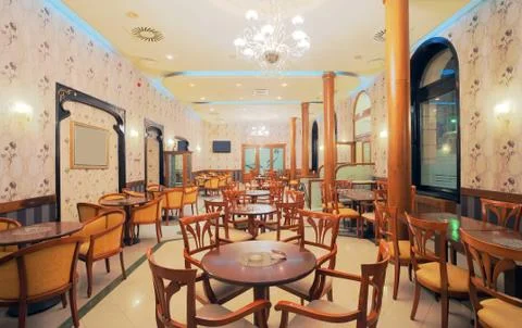 Restaurant interior 스톡 사진