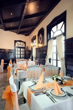 Restaurant interior 스톡 사진