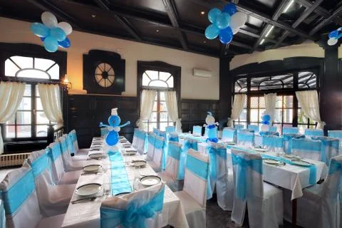 Restaurant interior Stock Photos