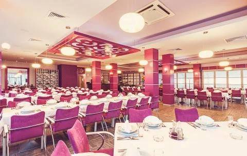 Restaurant interior 스톡 사진