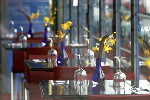 Restaurant interior. Stock Photos