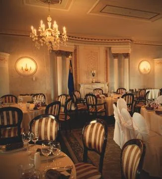 Restaurant interior Stock Photos