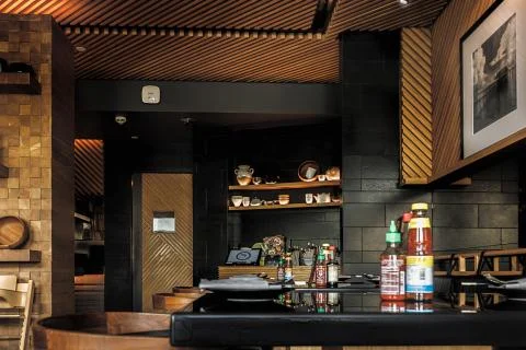 Restaurant interior Stock Photos