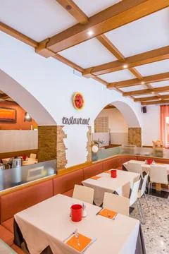 Restaurant interior Stock Photos