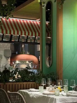 Restaurant interior. Stock Photos