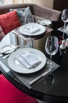 Restaurant interior shot Stock Photos