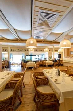 Restaurant interior shot Stock Photos