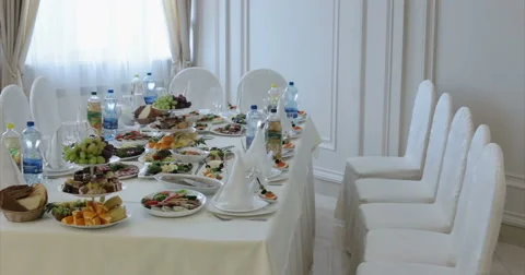 Restaurant. Interior. Table. Stock Footage 51448129