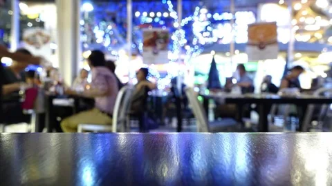Restaurant interior time lapse shot 库存影片 78535006