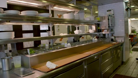 Restaurant Kitchen empty 4K Stock-Footage 157282796