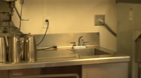 Restaurant kitchen Stock Footage 58973129