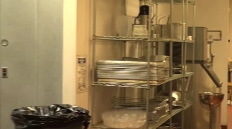 Restaurant Kitchen Stock Footage 58973131