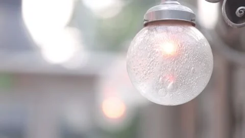 Restaurant lamp light Stock Footage 131984712