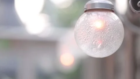 Restaurant lamp light Stock Footage 131984894