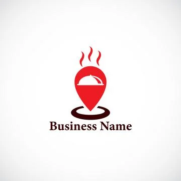 Restaurant Logo Design, Vector, EPS Illustrazione stock