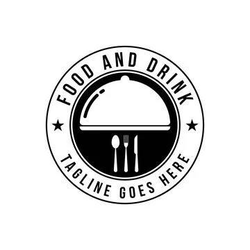 Restaurant logo design vector illustration Stock Illustration