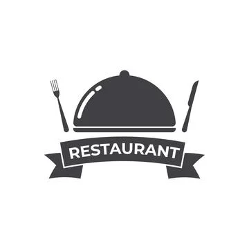 Restaurant logo design vector illustration Stock Illustration