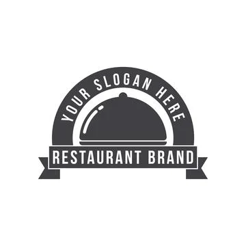 Restaurant logo design vector illustration Stock Illustration