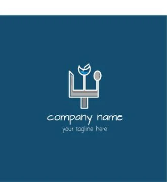 Restaurant logo Stock Illustration