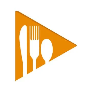 Restaurant logo illustration Stock Illustration