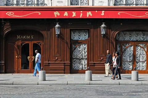 The Restaurant "Maxim". Stock Photos