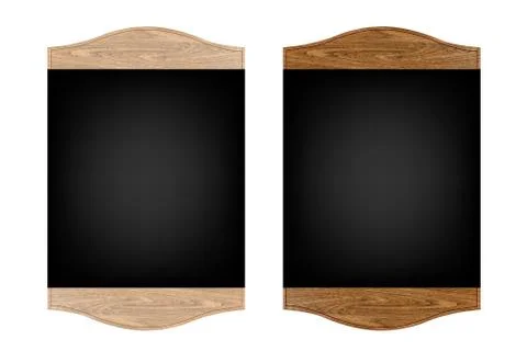 Restaurant menu board set Stock Illustration