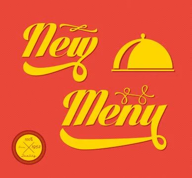 Restaurant Menu Card Design template Illustrazione stock