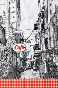 Restaurant Menu Card Design template Stock-Illustration