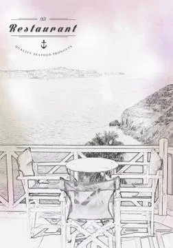 Restaurant Menu Card Design template Stock Illustration