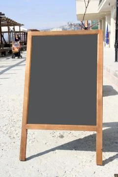 Restaurant menu chalkboard Stock Photos